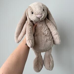 AUTHENTIC Jellycat Large Beige Bunny NWT - Fast Shipping!